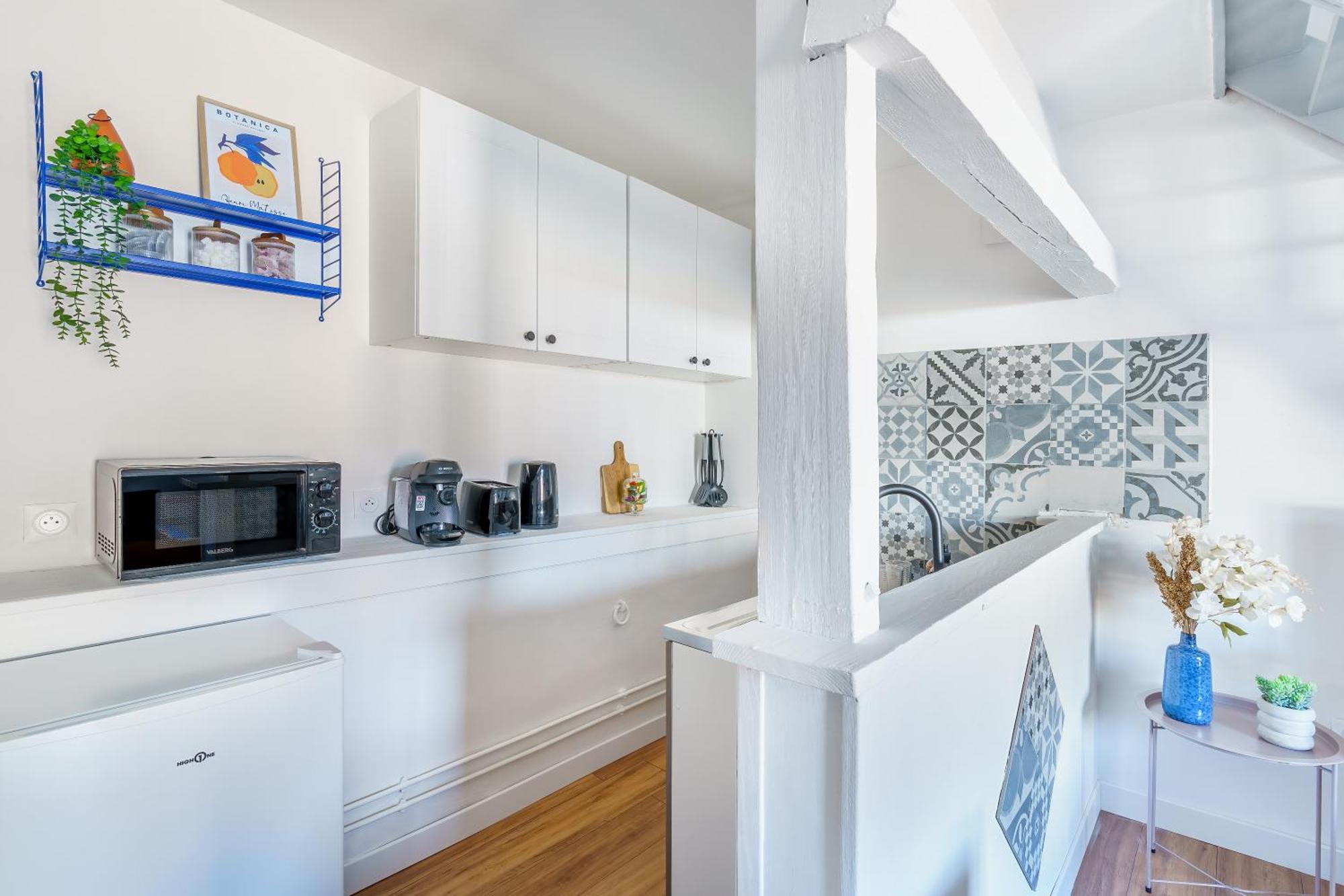 Maisonnette Bleu Horizon Avec Jardin - 2Min Gare - Serenito Homes Saint-Just-en-Chaussee 외부 사진